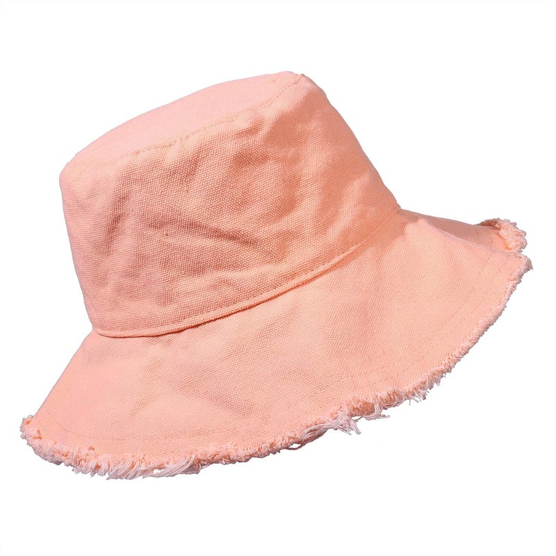 Boderier Sun Hats for Women Summer Casual Wide Brim Cotton Bucket Hat Beach Vacation Travel Accessories - Image 2